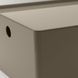 Контейнер с крышкой IKEA KUGGIS 26x35x15 см Серо-бежевый 895.824.91 895.824.91 ➜ Пакуємо МИ📦 фото 3