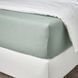 Простыня IKEA DVALA 160х200 см Серо-зеленая 605.496.33 605.496.33 ➜ Пакуємо МИ📦 фото 3