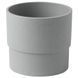 Горшок для цветов IKEA NYPON Диаметр - 9 см Серый 003.956.19 003.956.19 ➜ Пакуємо МИ📦 фото 1