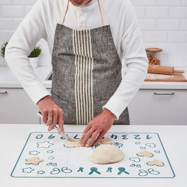 Силиконовый коврик IKEA BAKTRADITION (ИКЕА БАКТРАДИТИОН). Белый/бирюзовый. 604.801.67 604.801.67 ➜ Пакуємо МИ📦 фото Силиконовый коврик IKEA BAKTRADITION (ИКЕА БАКТРАДИТИОН). Белый/бирюзовый. 604.801.67 604.801.67 ➜ Пакуємо МИ📦 фото