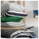 Наволочка IKEA SL&Aring;NH&Ouml;STMAL 50x50 см Чорно-біла 905.996.31 905.996.31 ➜ Пакуємо МИ📦 фото 3