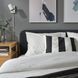 Наволочка IKEA SL&Aring;NH&Ouml;STMAL 50x50 см Чорно-біла 905.996.31 905.996.31 ➜ Пакуємо МИ📦 фото 2