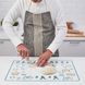 Силиконовый коврик IKEA BAKTRADITION (ИКЕА БАКТРАДИТИОН). Белый/бирюзовый. 604.801.67 604.801.67 ➜ Пакуємо МИ📦 фото 7