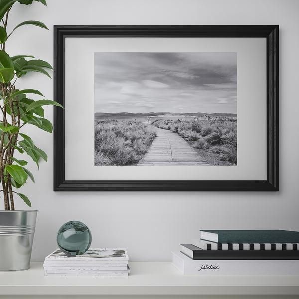 Рамка для фотографий IKEA EDSBRUK 50x70 см Черная 504.276.32 504.276.32 ➜ Пакуємо МИ📦 фото