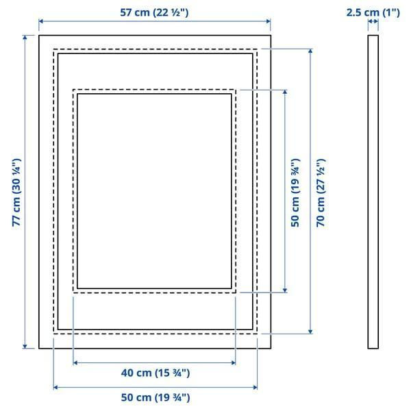 Рамка для фотографий IKEA EDSBRUK 50x70 см Черная 504.276.32 504.276.32 ➜ Пакуємо МИ📦 фото