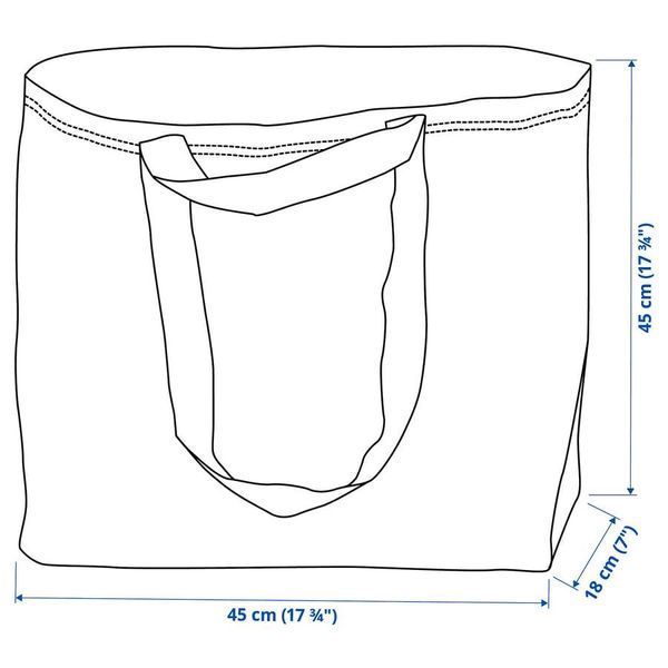 Сумка для покупок IKEA AURTIENDE 45x18x45 см / 36 л Зеленая 805.742.78 805.742.78 ➜ Пакуємо МИ📦 фото Сумка для покупок IKEA AURTIENDE 45x18x45 см / 36 л Зеленая 805.742.78 805.742.78 ➜ Пакуємо МИ📦 фото