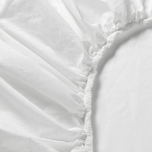 Простирадло IKEA DVALA 90x200 см Біле 303.572.20 003.572.26 ➜ Пакуємо МИ📦 фото