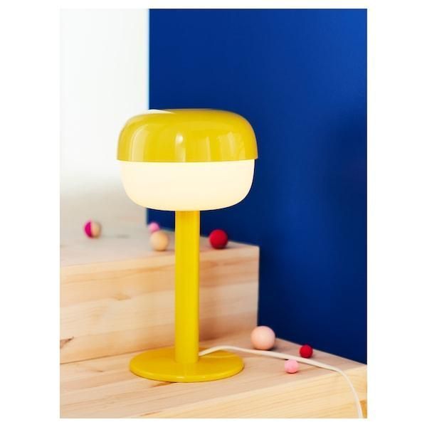 Настільна лампа IKEA BLÅSVERK Біло-жовта 605.479.74 605.479.74 ➜ Пакуємо МИ📦 фото Настільна лампа IKEA BLÅSVERK Біло-жовта 605.479.74 605.479.74 ➜ Пакуємо МИ📦 фото