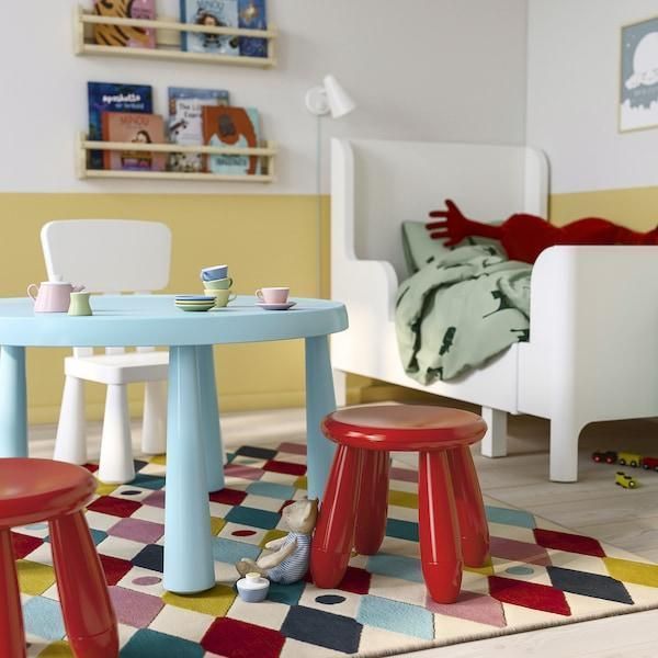 Табурет для детей IKEA MAMMUT Красный 705.819.91 705.819.91 ➜ Пакуємо МИ📦 фото
