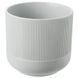 Горшок для цветов IKEA GRADVIS Диаметр - 15 см Керамический 404.140.79 404.140.79 ➜ Пакуємо МИ📦 фото 1