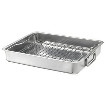 Противень с решеткой IKEA KONCIS 10099053 Стальной 100.990.53 ➜ Пакуємо МИ📦 фото