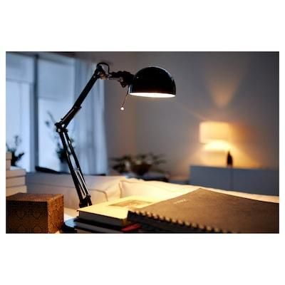Настільна лампа IKEA FORSA 00146776 Чорна 001.467.76 ➜ Пакуємо МИ📦 фото