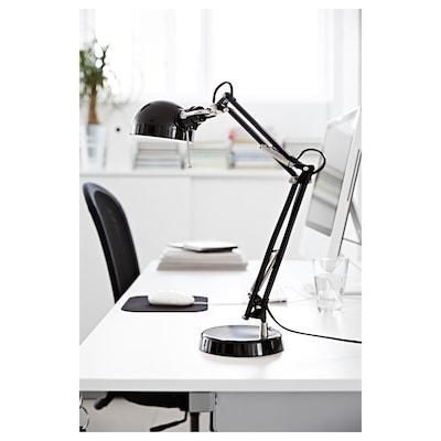 Настільна лампа IKEA FORSA 00146776 Чорна 001.467.76 ➜ Пакуємо МИ📦 фото