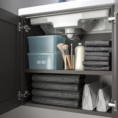 Контейнер с крышкой IKEA RYKTA 805.331.98 Серо-голубой 805.331.98 ➜ Пакуємо МИ📦 фото