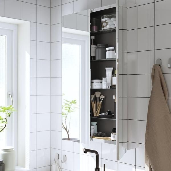 Шкафчик с зеркалом IKEA LETTAN 60x15x95 см Белый 005.349.22 005.349.22 ➜ Пакуємо МИ📦 фото Шкафчик с зеркалом IKEA LETTAN 60x15x95 см Белый 005.349.22 005.349.22 ➜ Пакуємо МИ📦 фото