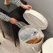 Сумка для сортування із кришкою IKEA DIMPA 50 л Бежева 406.014.34 406.014.34 ➜ Пакуємо МИ📦 фото 2