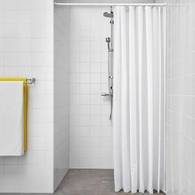 Штора для ванной комнаты IKEA BJARSEN (ИКЕА БЬЕРСЕН). 60443702. БЕЛАЯ 604.437.02 ➜ Пакуємо МИ📦 фото