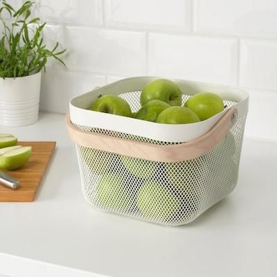 Корзина IKEA RISATORP 902.816.18 Белая 902.816.18 ➜ Пакуємо МИ📦 фото