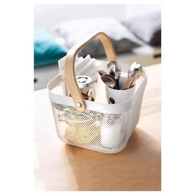 Корзина IKEA RISATORP 902.816.18 Белая 902.816.18 ➜ Пакуємо МИ📦 фото