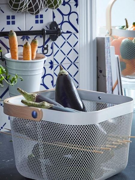 Корзина IKEA RISATORP 902.816.18 Белая 902.816.18 ➜ Пакуємо МИ📦 фото