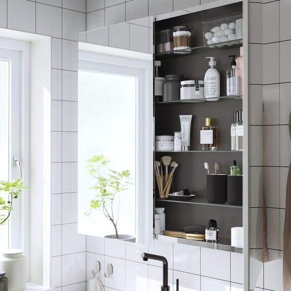Шафка з дзеркалом IKEA LETTAN 100x15x95 см Біла 605.349.24 605.349.24 ➜ Пакуємо МИ📦 фото Шафка з дзеркалом IKEA LETTAN 100x15x95 см Біла 605.349.24 605.349.24 ➜ Пакуємо МИ📦 фото