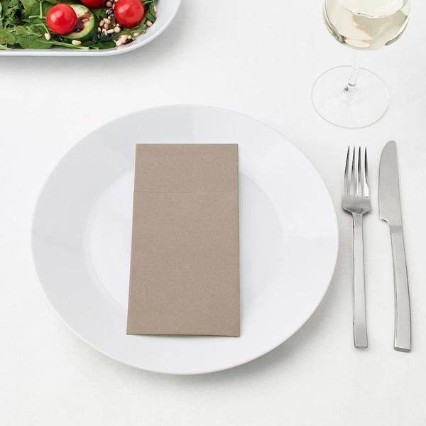 Набор салфеток IKEA MOTTAGA 38x38 см Бежевые 25 штук 505.085.86 505.085.86 ➜ Пакуємо МИ📦 фото Набор салфеток IKEA MOTTAGA 38x38 см Бежевые 25 штук 505.085.86 505.085.86 ➜ Пакуємо МИ📦 фото