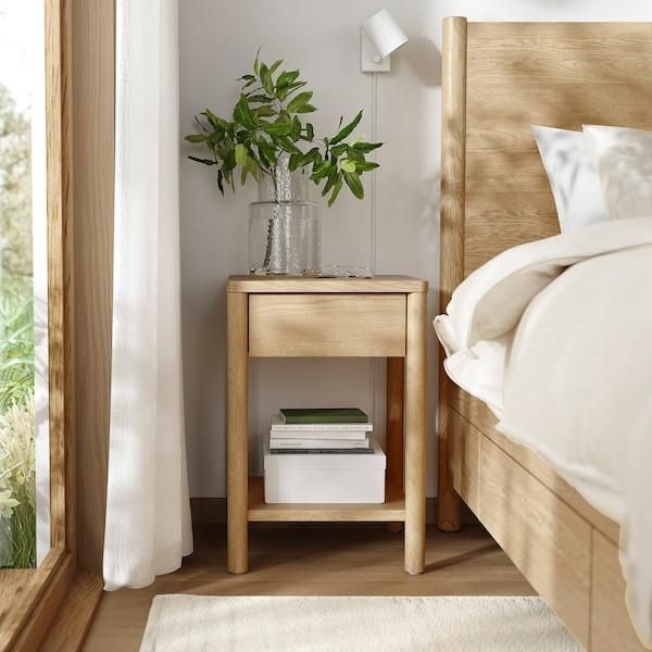 Прикроватная тумбочка IKEA TONSTAD 40х40х59 см Коричневая 804.893.22 804.893.22 ➜ Пакуємо МИ📦 фото
