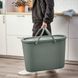 Ведро с крышкой IKEA DAMM&Auml;NG 005.599.79 Серо-зеленое 005.599.79 ➜ Пакуємо МИ📦 фото 5