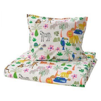 Набор детского постельного белья IKEA NATTH&Auml;GER 150x200 / 50x60 см 2 предмета 205.952.93 205.952.93 ➜ Пакуємо МИ📦 фото