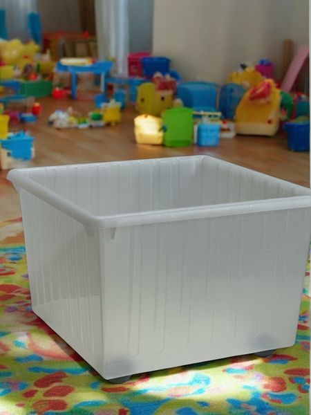 Контейнер на колесах IKEA VESSLA (ІКЕА ВЕСЛА). 30064849. Білий 300.648.49 ➜ Пакуємо МИ📦 фото