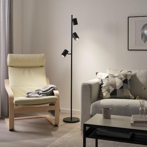 Торшер IKEA NYM&Aring;NE 80477734 Чорний 804.777.34 ➜ Пакуємо МИ📦 фото