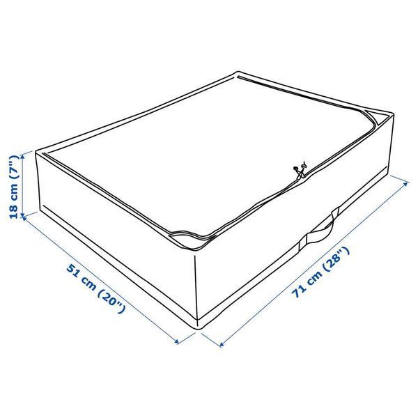 Сумка для зберігання IKEA STUK 71x51x18 см Біло-сіра 503.095.77 503.095.77 ➜ Пакуємо МИ📦 фото