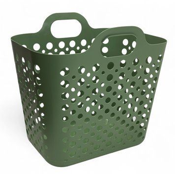 Корзина для белья IKEA SLIBB 205.677.23 Зеленая 205.677.23 ➜ Пакуємо МИ📦 фото