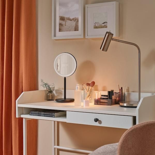 Дзеркало косметичне IKEA EKF&Auml;NN Діаметр - 20 см Чорне 905.918.52 905.918.52 ➜ Пакуємо МИ📦 фото