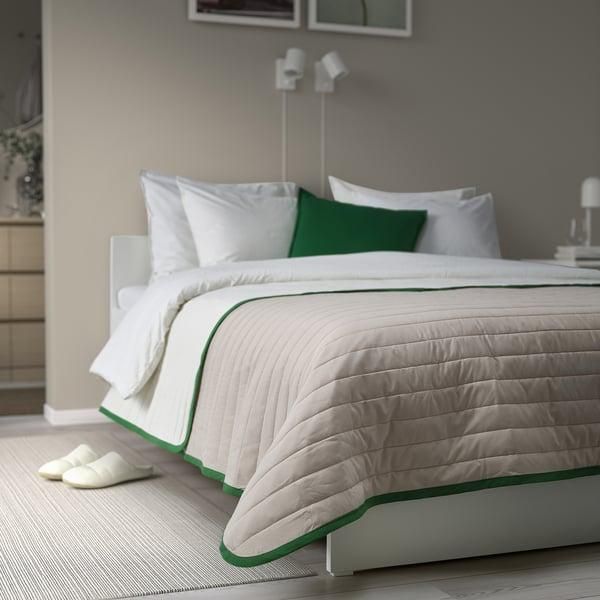 Покривало IKEA VETEJORDFLY 160х250 см Біло/бежеве 006.060.75 006.060.75 ➜ Пакуємо МИ📦 фото