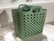 Корзина для белья IKEA SLIBB 205.677.23 Зеленая 205.677.23 ➜ Пакуємо МИ📦 фото 4