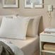 Простыня IKEA DVALA 120х200 см Бежевая 503.967.77 503.967.77 ➜ Пакуємо МИ📦 фото 3