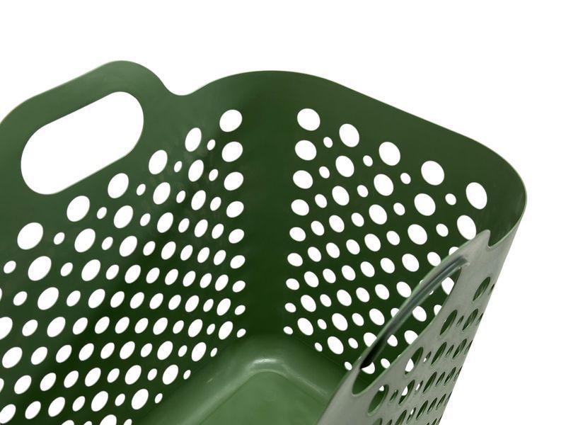 Корзина для белья IKEA SLIBB 205.677.23 Зеленая 205.677.23 ➜ Пакуємо МИ📦 фото