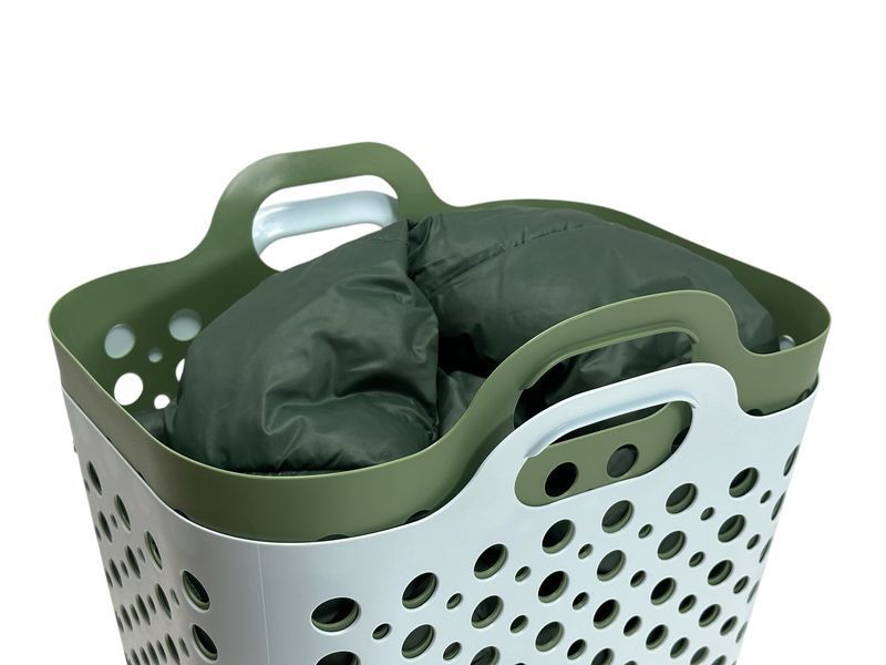 Корзина для белья IKEA SLIBB 205.677.23 Зеленая 205.677.23 ➜ Пакуємо МИ📦 фото
