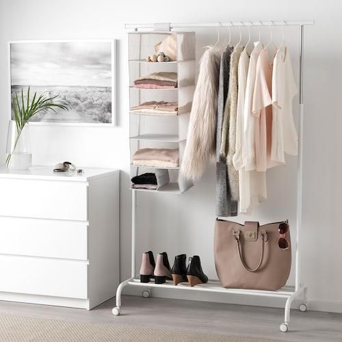 Органайзер для одягу IKEA STUK 70370856 Біло-сірий 703.708.56 ➜ Пакуємо МИ📦 фото