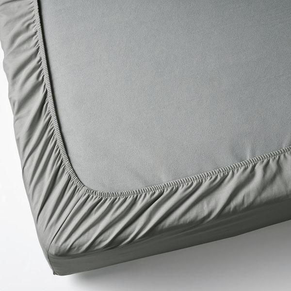 Простирадло IKEA DVALA 160х200 см Світло-сіре 404.824.50 404.824.50 ➜ Пакуємо МИ📦 фото Простирадло IKEA DVALA 160х200 см Світло-сіре 404.824.50 404.824.50 ➜ Пакуємо МИ📦 фото