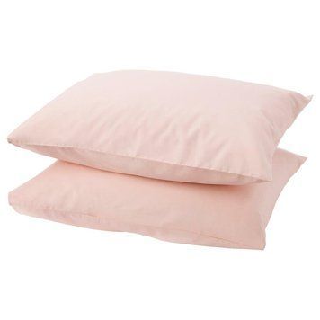Комплект наволочек IKEA DVALA 50x60 см Светло-розовые 2 предмета 303.576.87 303.576.87 ➜ Пакуємо МИ📦 фото
