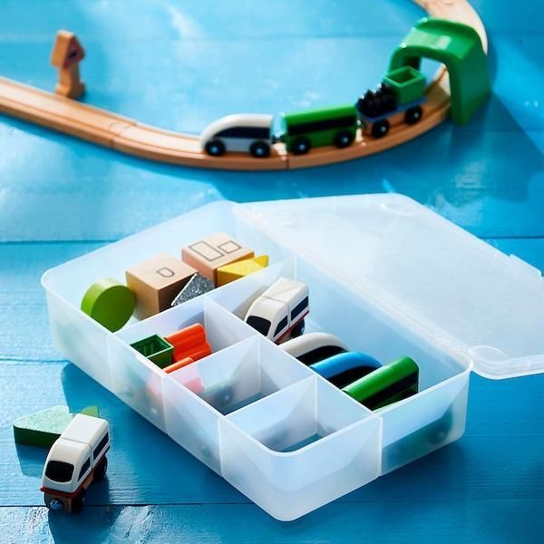 Контейнер IKEA GLIS (ИКЕА ГЛИС). 00283103. Прозрачный 002.831.03 ➜ Пакуємо МИ📦 фото