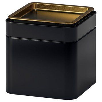 Банка для чая IKEA BLOMNING (ИКЕА БЛОМНИНГ). 10х10х10 см. 20373206. Черная 203.732.06 ➜ Пакуємо МИ📦 фото
