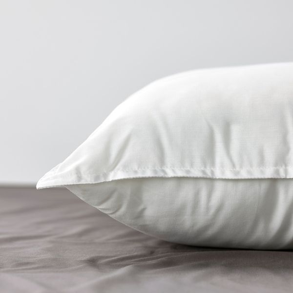Подушка низкая IKEA VILDKORN 50x60 см Белая 904.605.87 904.605.87 ➜ Пакуємо МИ📦 фото