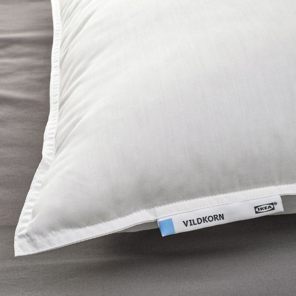 Подушка низкая IKEA VILDKORN 50x60 см Белая 904.605.87 904.605.87 ➜ Пакуємо МИ📦 фото