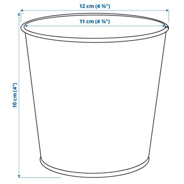 Горшок для цветов IKEA DAIDAI Диаметр - 9 см Золотистый 703.594.01 703.594.01 ➜ Пакуємо МИ📦 фото