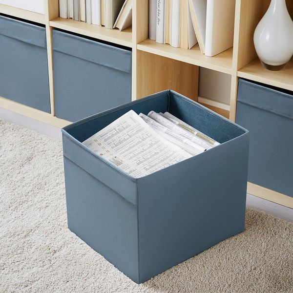 Коробка IKEA DRÖNA 33x38x33 см Синяя 005.808.10 005.808.10 ➜ Пакуємо МИ📦 фото Коробка IKEA DRÖNA 33x38x33 см Синяя 005.808.10 005.808.10 ➜ Пакуємо МИ📦 фото