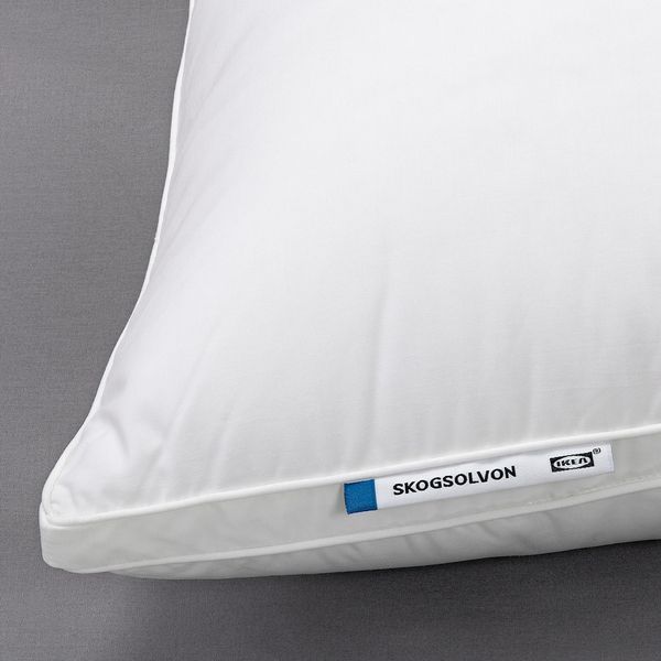 Подушка высокая IKEA SKOGSOLVON 70x80 см Белая 005.166.59 005.166.59 ➜ Пакуємо МИ📦 фото