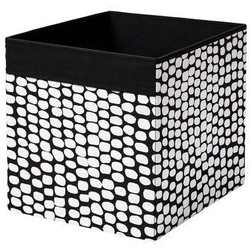 Коробка IKEA DR&Ouml;NA 33x38x33 см Черно-белая 004.680.88 004.680.88 ➜ Пакуємо МИ📦 фото